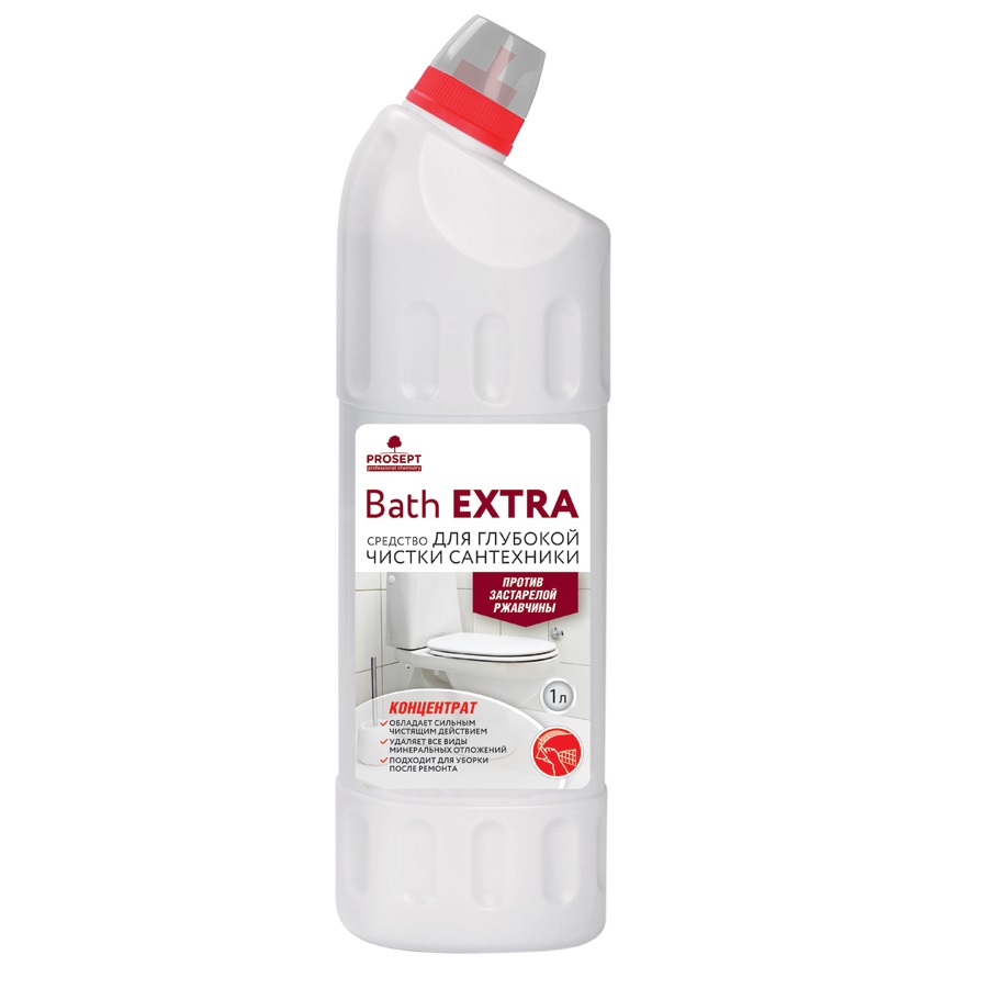 Bath Extra. Средство для генеральной уборки санитарных комнат, концентрат 1л